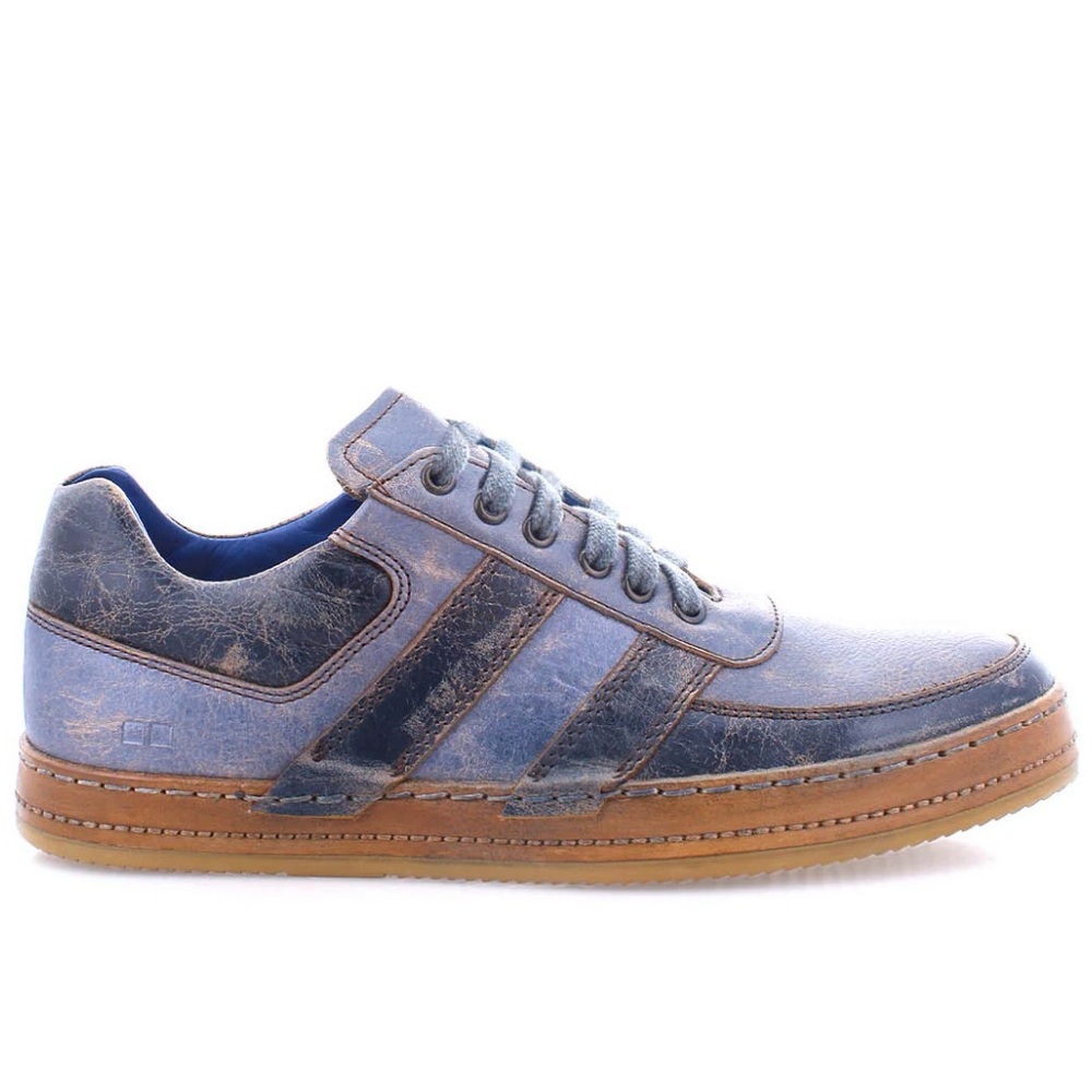 BED|STU Firepower Cobalt Deep Blue Lux Men's Sneakers, 10.5 - Picture 2 of 13